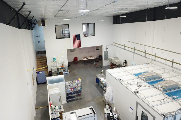 Arial View of the Lab